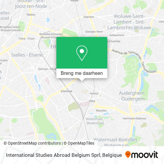 International Studies Abroad Belgium Sprl kaart
