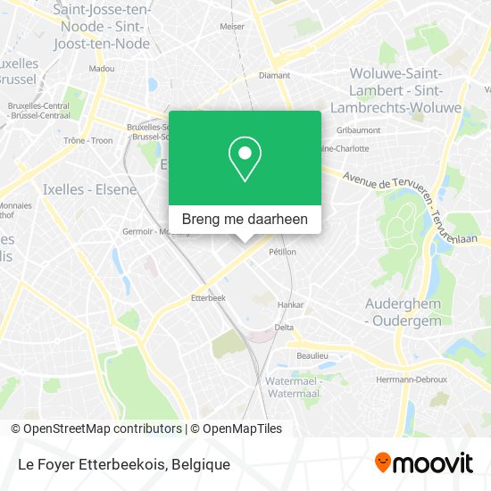 Le Foyer Etterbeekois kaart