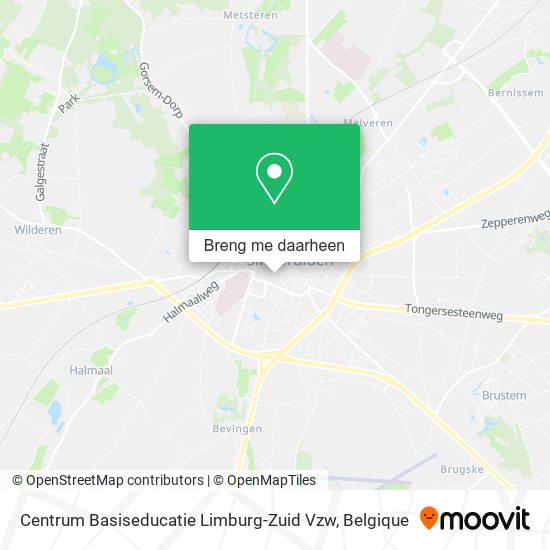 Centrum Basiseducatie Limburg-Zuid Vzw kaart