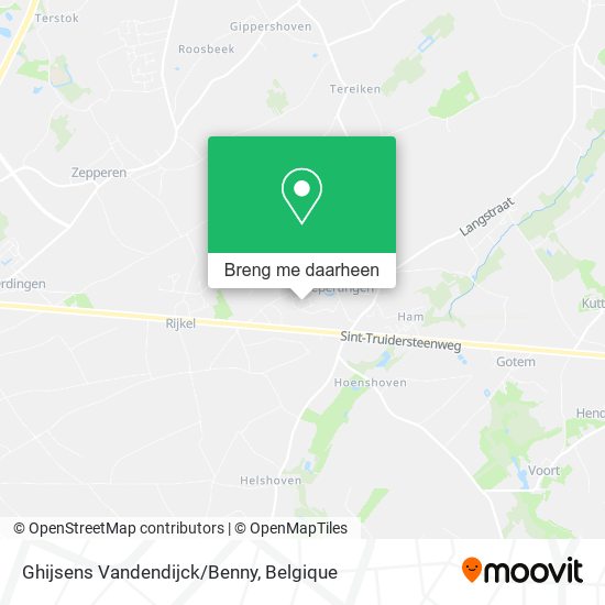 Ghijsens Vandendijck/Benny kaart