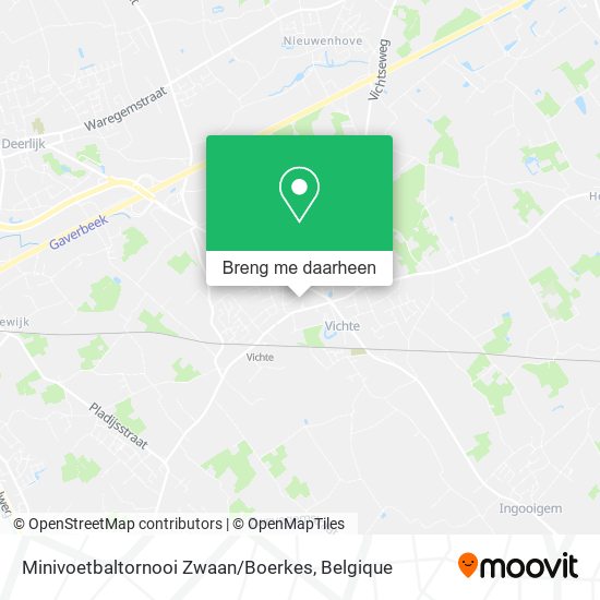 Minivoetbaltornooi Zwaan / Boerkes kaart