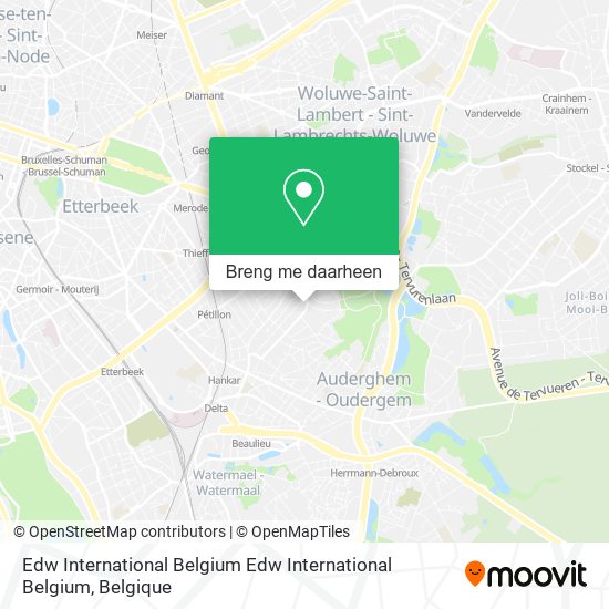 Edw International Belgium Edw International Belgium kaart