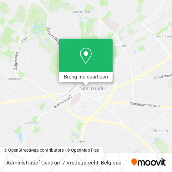 Administratief Centrum / Vredegerecht kaart
