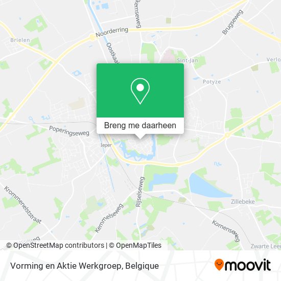 Vorming en Aktie Werkgroep kaart