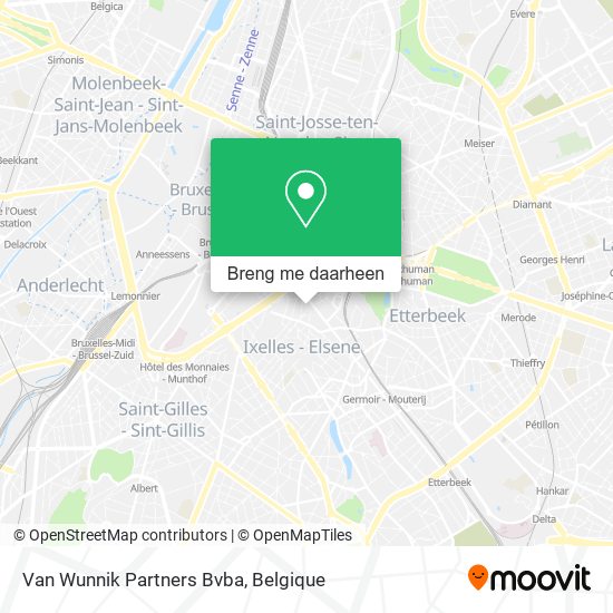 Van Wunnik Partners Bvba kaart