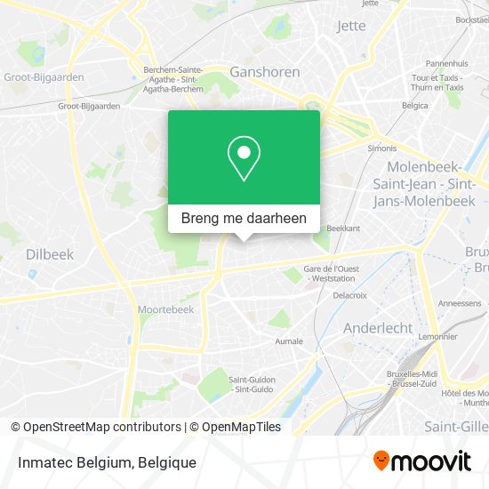 Inmatec Belgium kaart