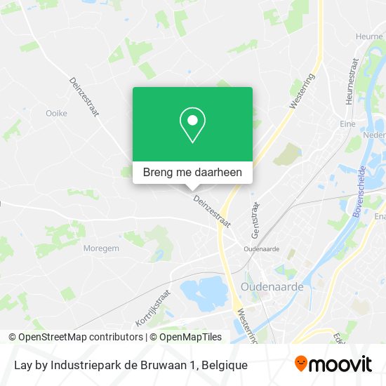 Lay by Industriepark de Bruwaan 1 kaart