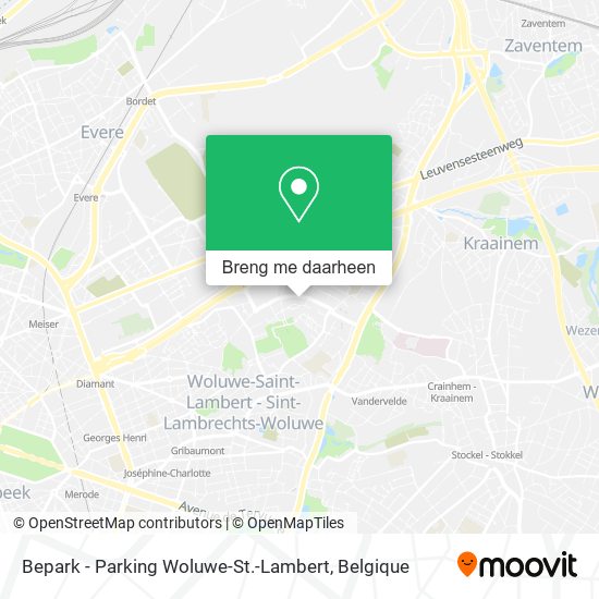 Bepark - Parking Woluwe-St.-Lambert kaart