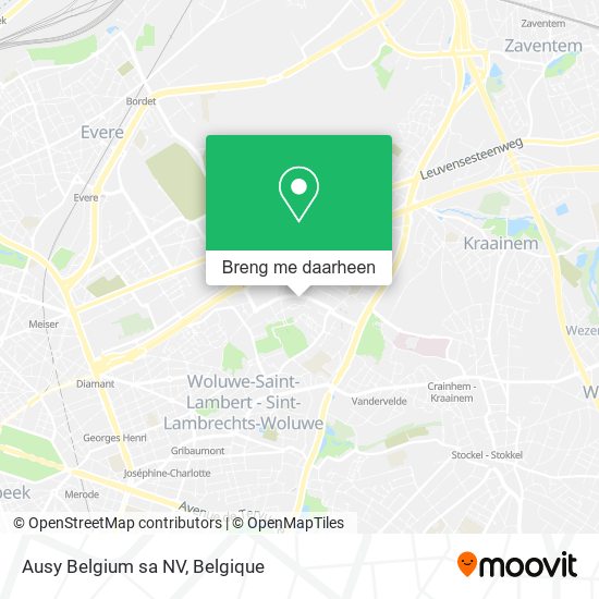 Ausy Belgium sa NV kaart