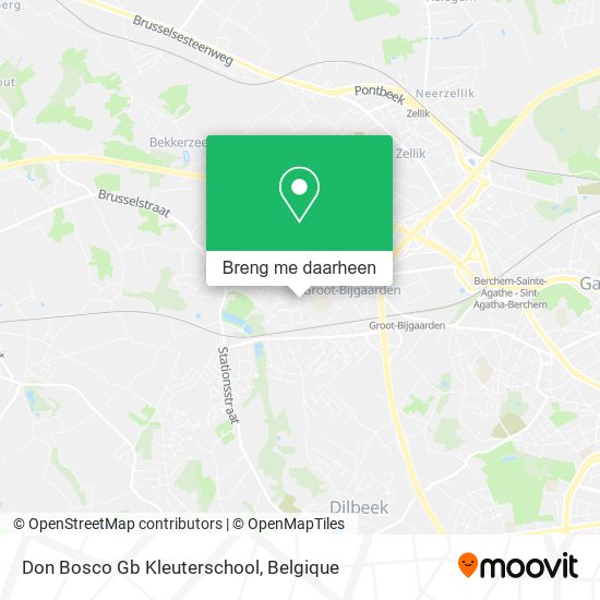 Don Bosco Gb Kleuterschool kaart
