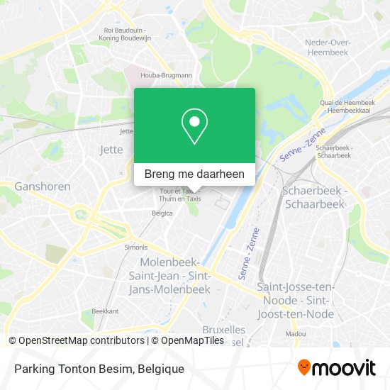 Parking Tonton Besim kaart