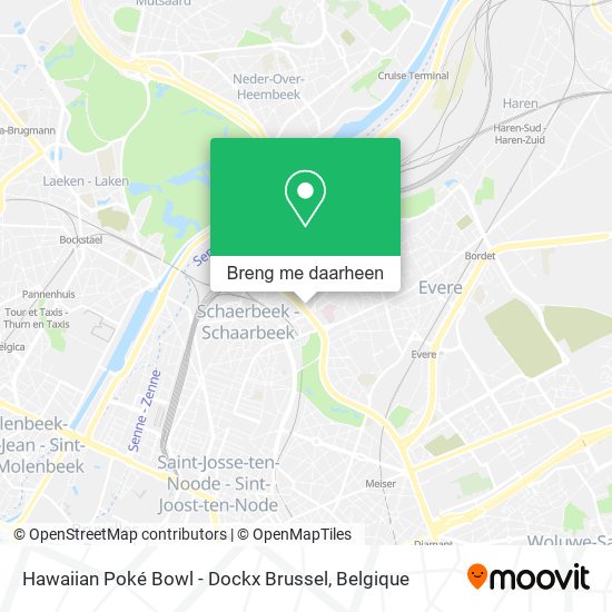 Hawaiian Poké Bowl - Dockx Brussel kaart