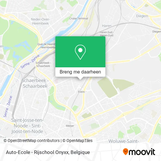 Auto-Ecole - Rijschool Onyxx kaart