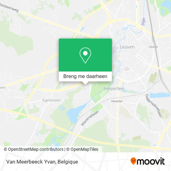 Van Meerbeeck Yvan kaart