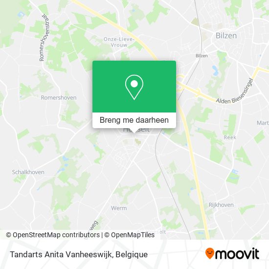 Tandarts Anita Vanheeswijk kaart