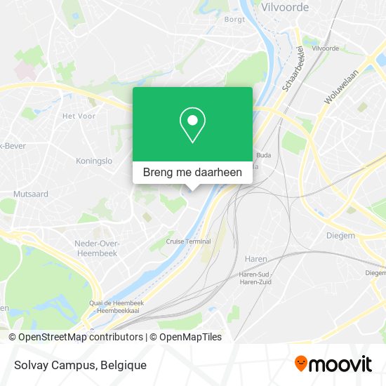 Solvay Campus kaart