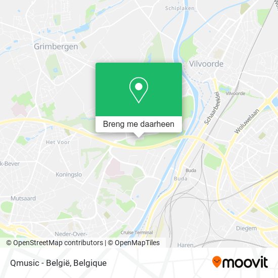 Qmusic - België kaart