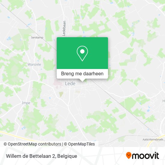 Willem de Bettelaan 2 kaart