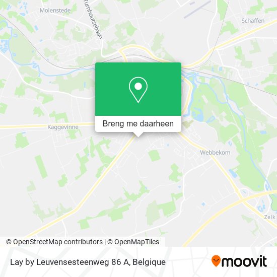 Lay by Leuvensesteenweg 86 A kaart