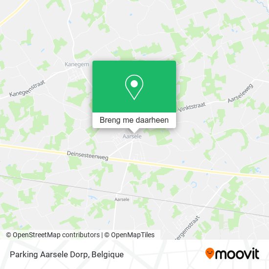 Parking Aarsele Dorp kaart