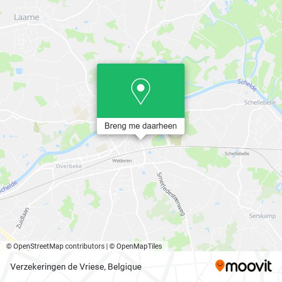 Verzekeringen de Vriese kaart