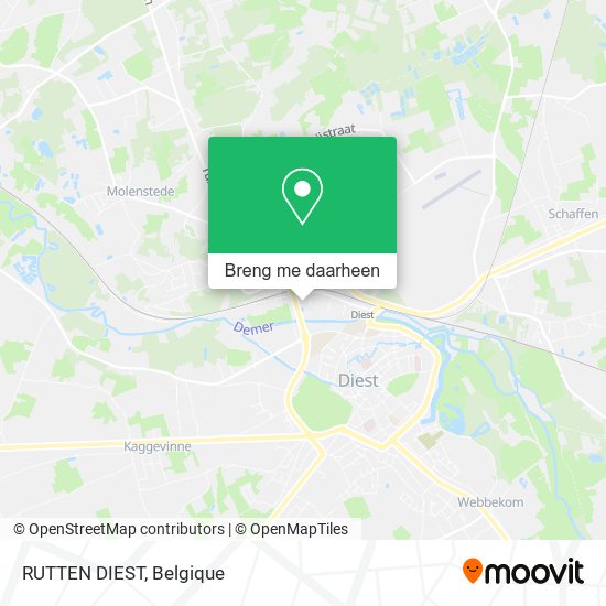 RUTTEN DIEST kaart