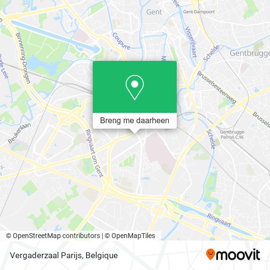 Vergaderzaal Parijs kaart