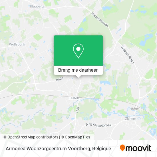 Armonea Woonzorgcentrum Voortberg kaart