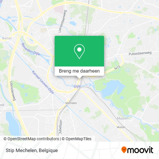 Stip Mechelen kaart