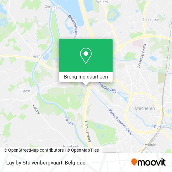 Lay by Stuivenbergvaart kaart