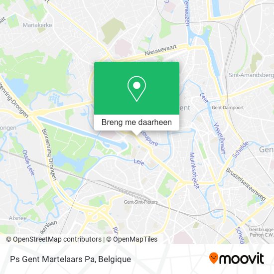 Ps Gent Martelaars Pa kaart