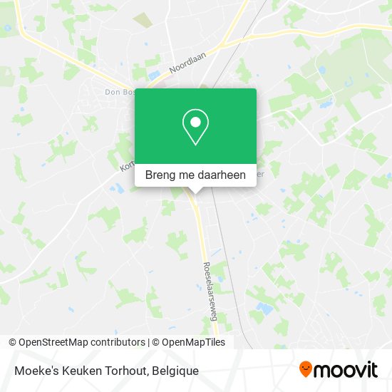 Moeke's Keuken Torhout kaart