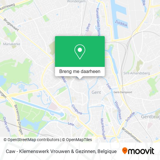 Caw - Klemenswerk Vrouwen & Gezinnen kaart