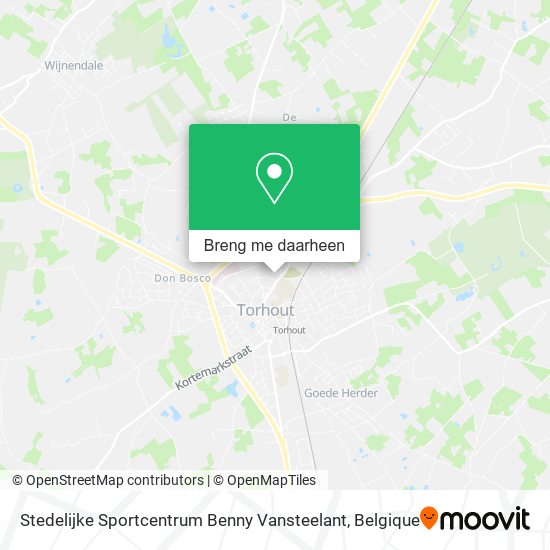 Stedelijke Sportcentrum Benny Vansteelant kaart