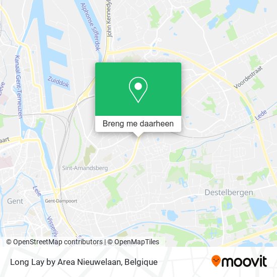 Long Lay by Area Nieuwelaan kaart