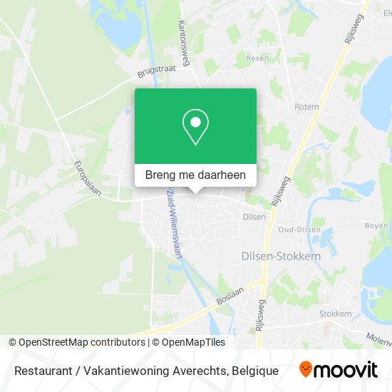 Restaurant / Vakantiewoning Averechts kaart