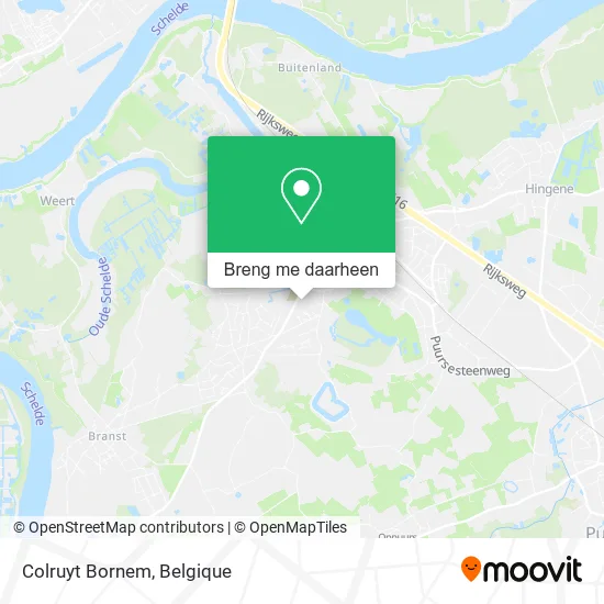 Colruyt Bornem kaart