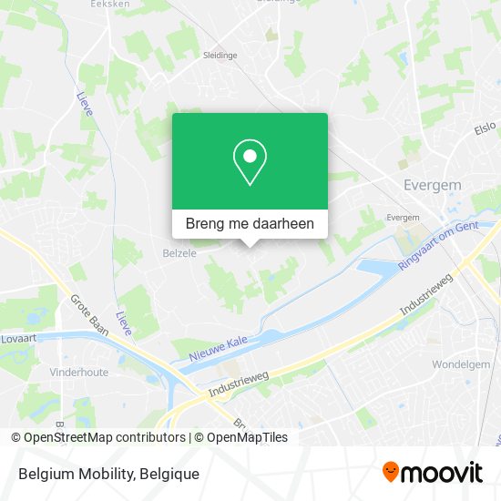 Belgium Mobility kaart