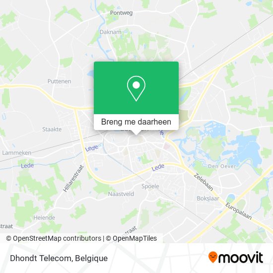 Dhondt Telecom kaart