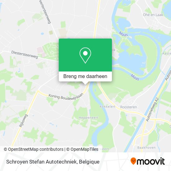 Schroyen Stefan Autotechniek kaart