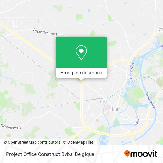Project Office Construct Bvba kaart
