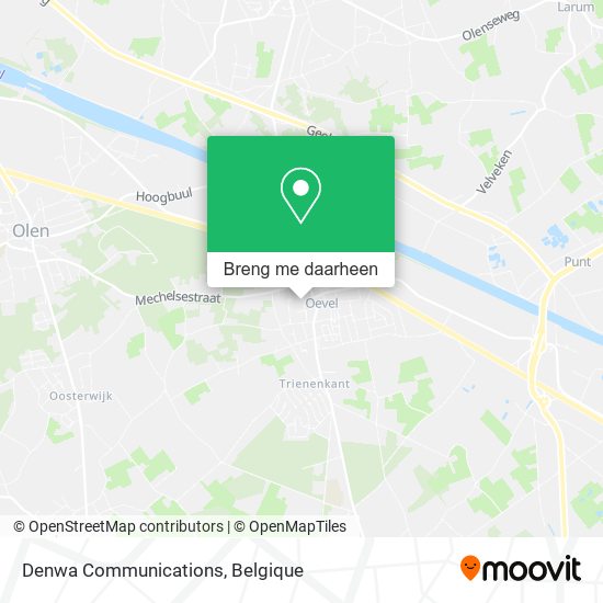 Denwa Communications kaart