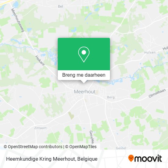 Heemkundige Kring Meerhout kaart