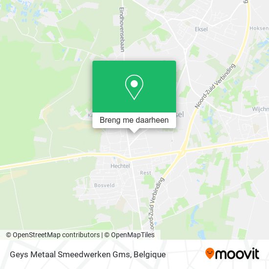 Geys Metaal Smeedwerken Gms kaart