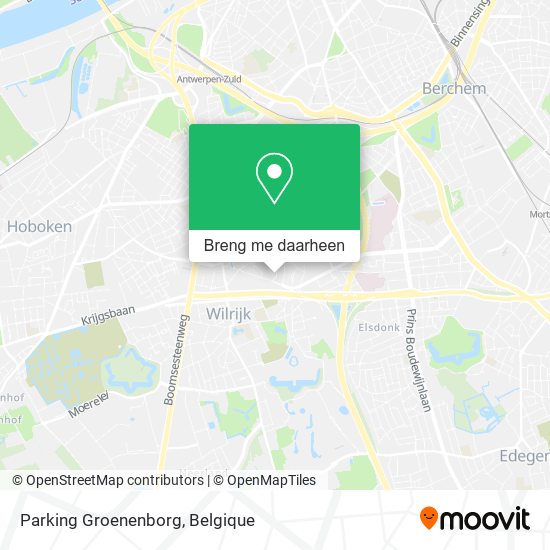 Parking Groenenborg kaart