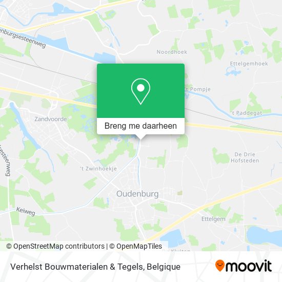 Verhelst Bouwmaterialen & Tegels kaart