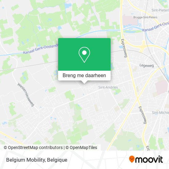 Belgium Mobility kaart
