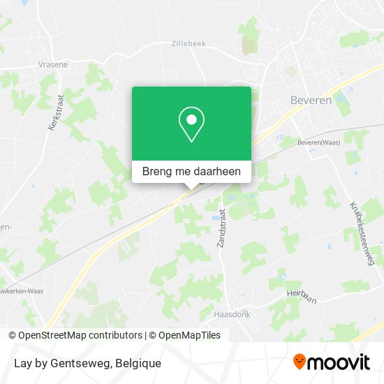 Lay by Gentseweg kaart
