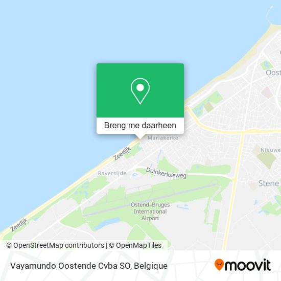 Vayamundo Oostende Cvba SO kaart