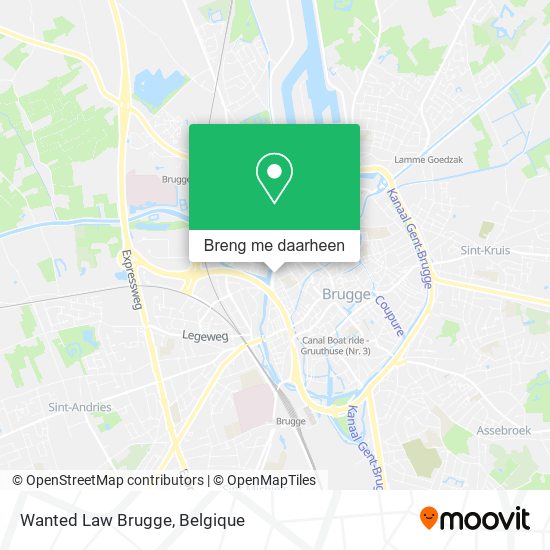 Wanted Law Brugge kaart